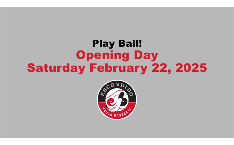 Opening Day is Saturday February 22, 2025